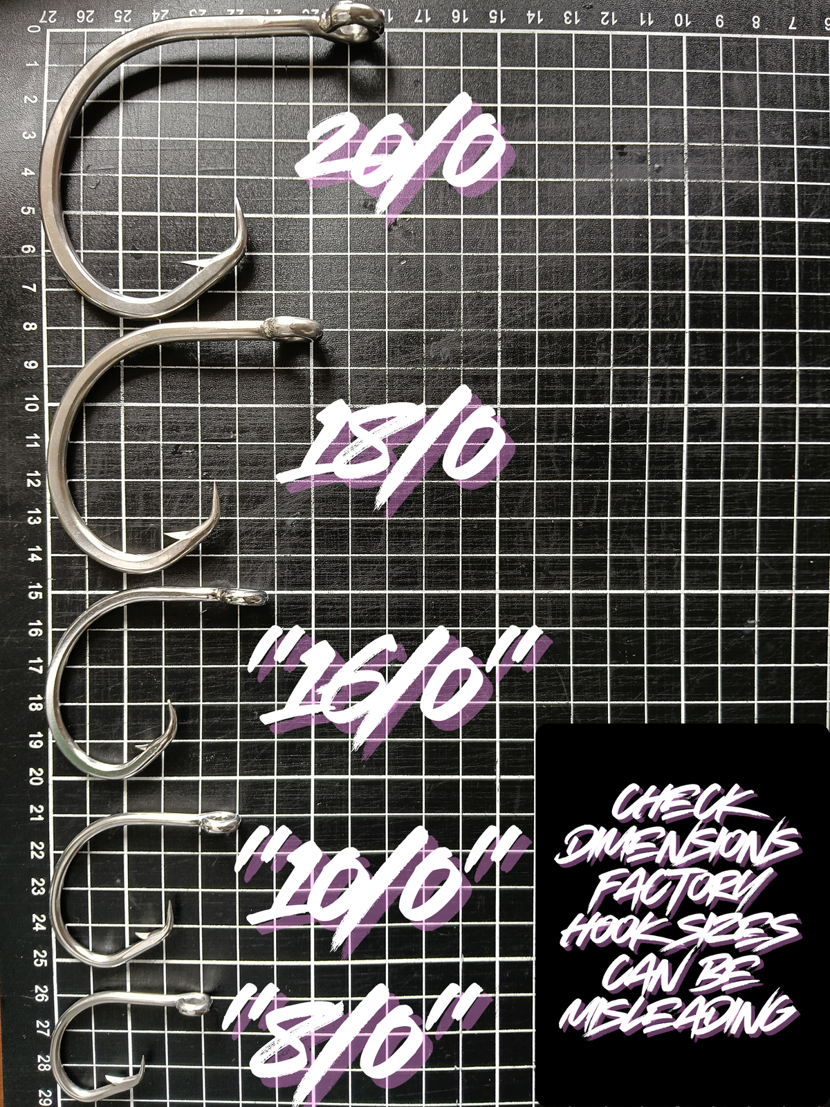 16/0 Forged Stainless Steel Circle hook