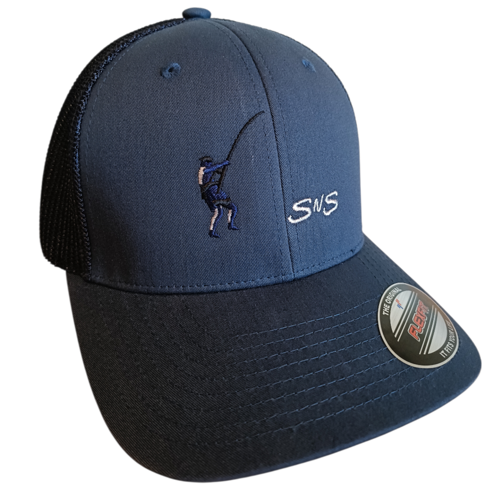 Embroidered Closed-back Trucker Cap