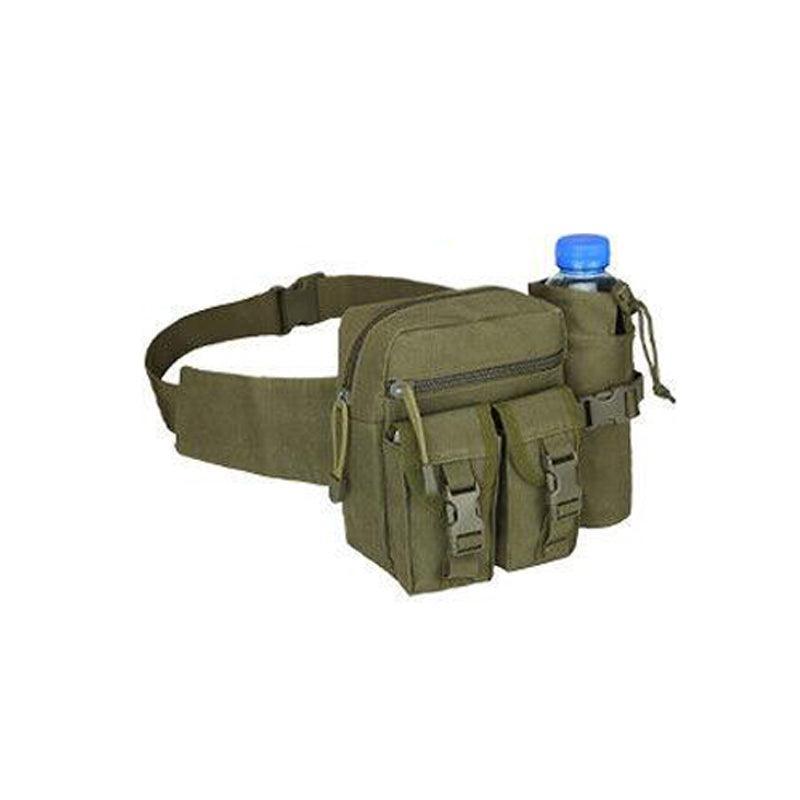 Tactical Waist Bag Belt Military Fanny Pack Pouches Buckle Men Bum Utility - Khaki