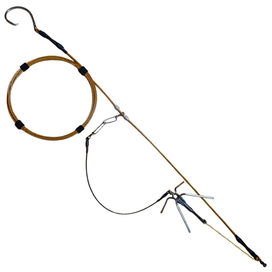 SHARK N SHOOT ANCHOR TRACE - 5M, 3mm, 20/0, + Semi Breakaway Anchor