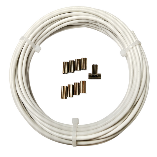 10m 2.5mm/3.5mm Stainless Steel Wire 880lb (Bare Wire Crimp Style)