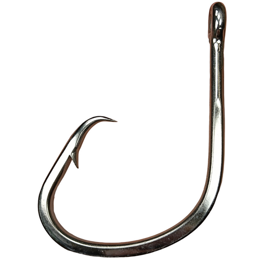 24/0 *GENUINE* Fujiyama Mutsu HIGH CARBON Circle hook *limited supply black nickel, thick wire version*